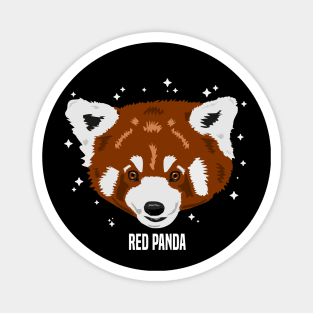 Red Panda with Stars 2 Magnet